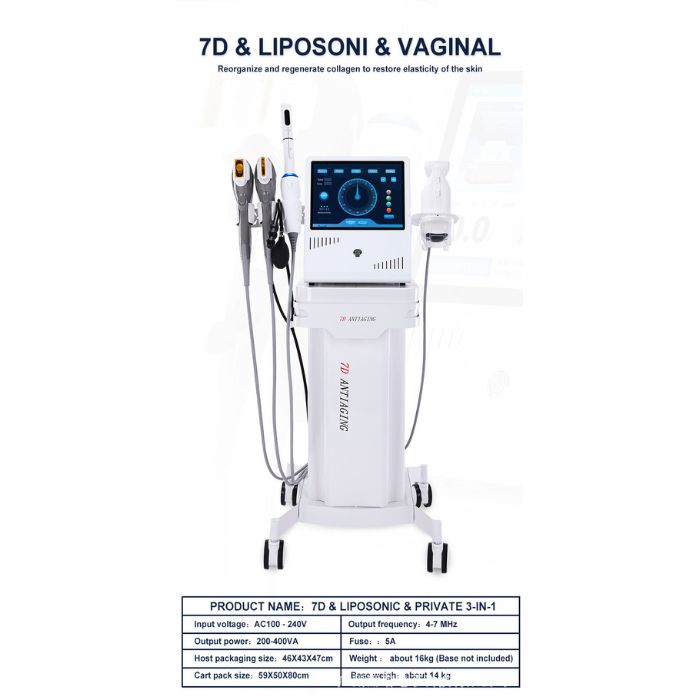 Багатофункціональна система для SMAS-ліфтингу 7D & Liposonic & Vaginal Private 3-в-1. - Зображення 3